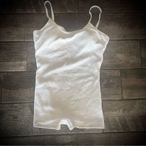 White boy short one piece swimsuit M